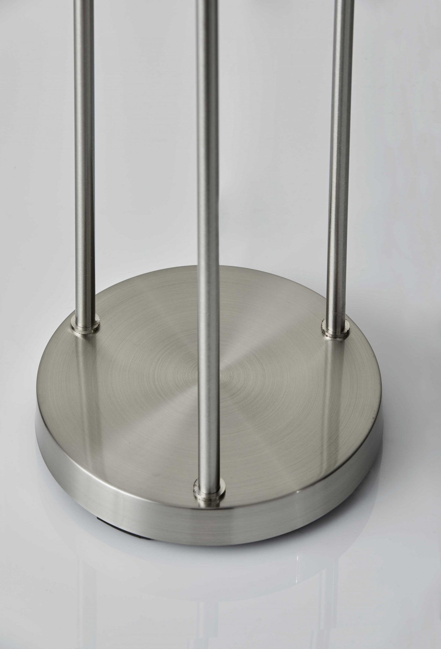 68" Three Light Novelty Floor Lamp with White Drum Shade