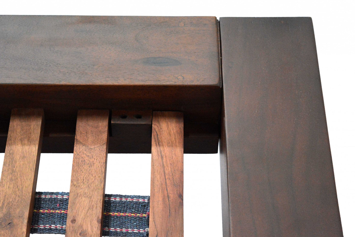 Brown And Black Wood Metal King Size Bed