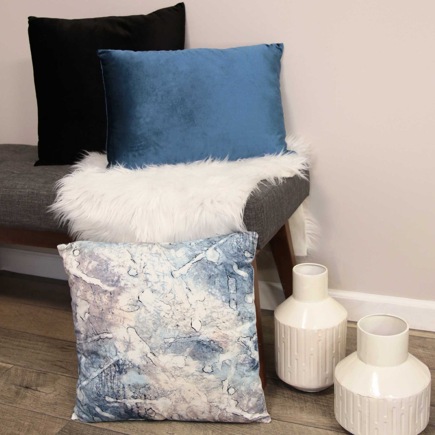 Acid Relief Watercolor Square Throw Pillow