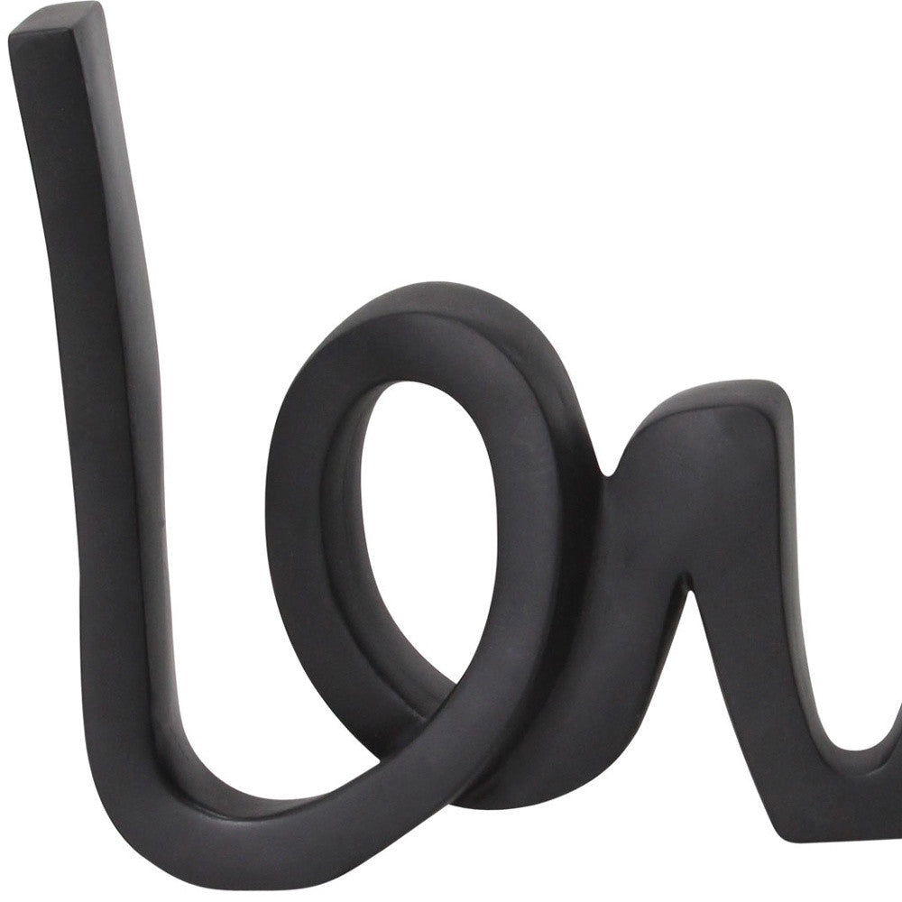 Modern Love Typography Tabletop Decor