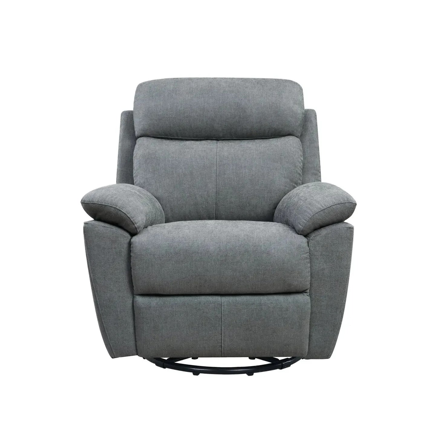 35" Blue Fabric Power Recliner with USB