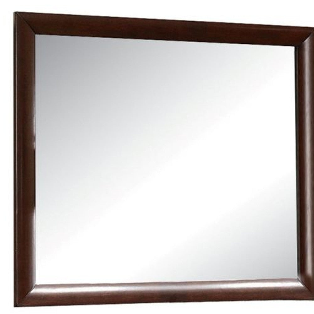 Espresso Rectangle Dresser Mirror