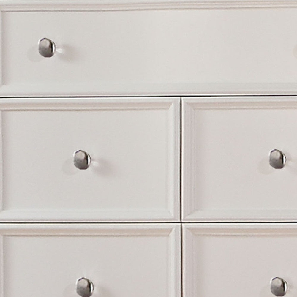 36" X 18" X 50" White Wood Chest