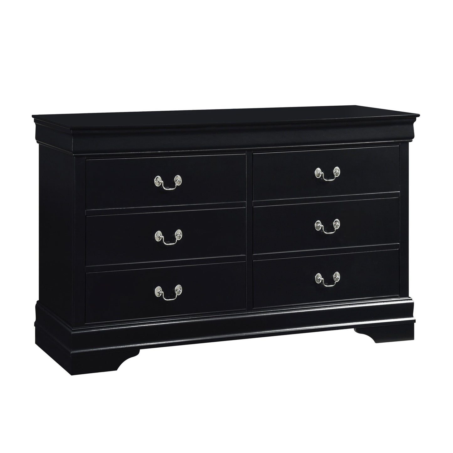 57" X 15" X 33" Cherry Wood Dresser