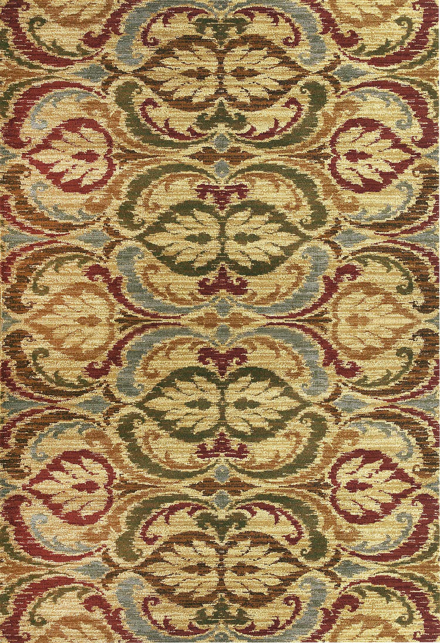 31" X 49" Gold Polypropylene Rug