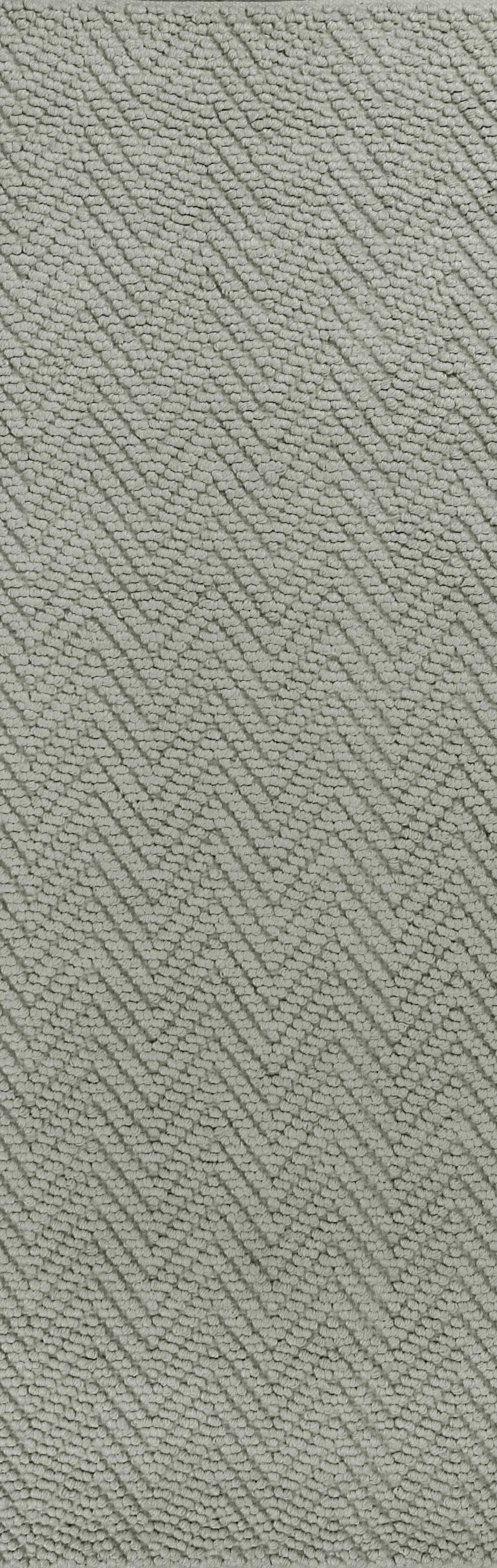 2'X4' Grey Heather Hand Woven Herringbone Jute Indoor Accent Rug