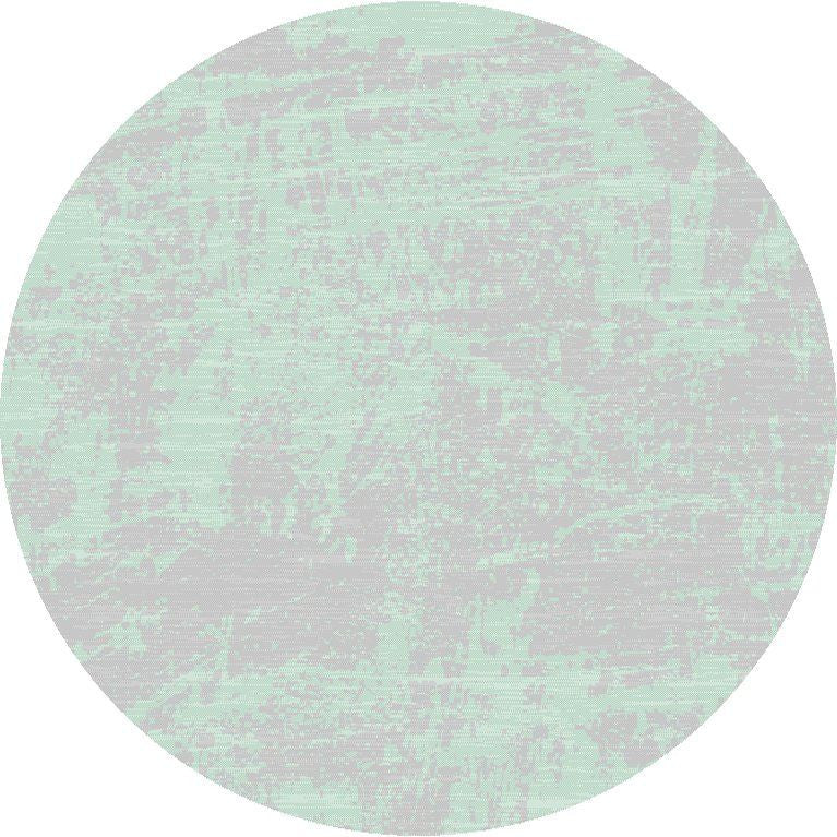 3'X5' Teal Machine Woven Uv Treated Abstract Brushstroke Indoor Outdoor Area Rug