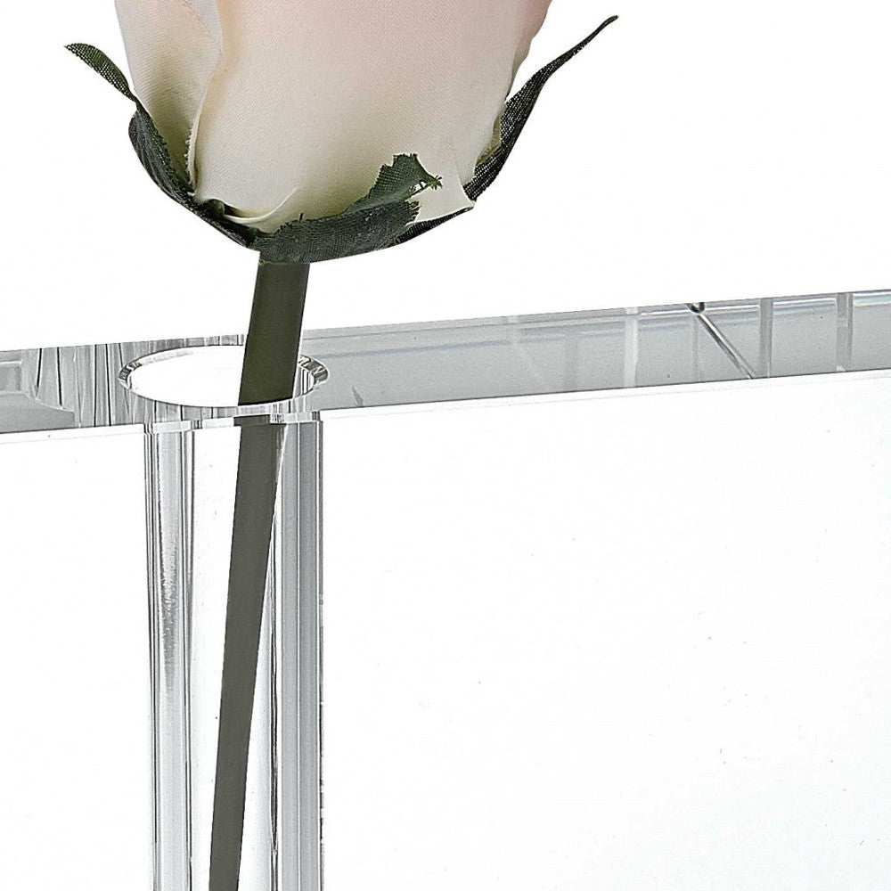 6 Hand Crafted Crystal Bud Vase