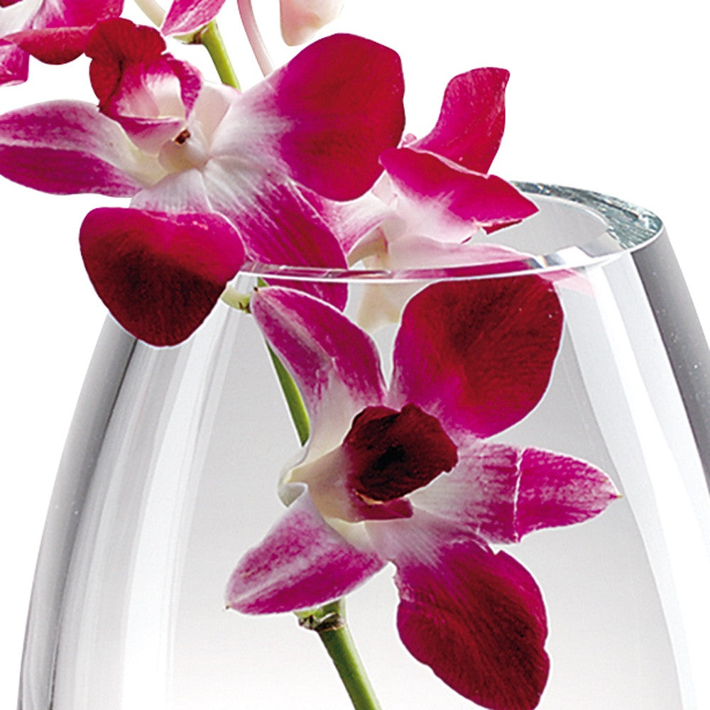 11 Mouth Blown Crystal European Made Crystal Vase
