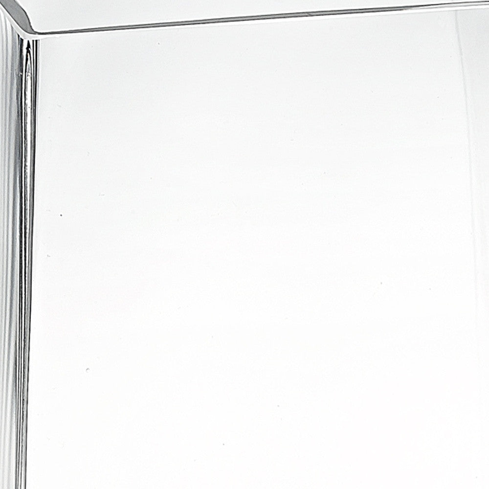 7 Clear Glass Rectangle Handmade Vase