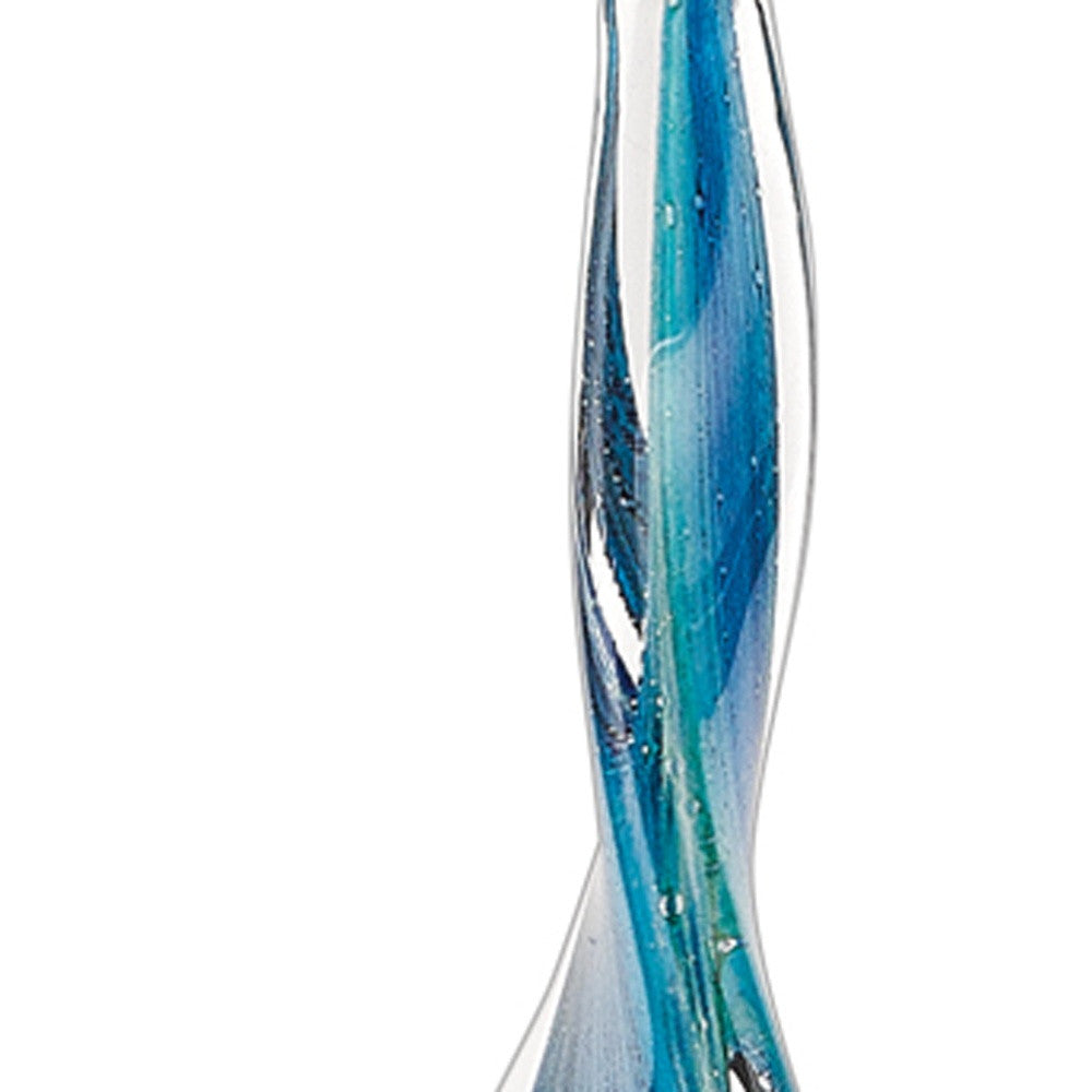 18 Multicolor Art Glass Corkscrew Centerpiece