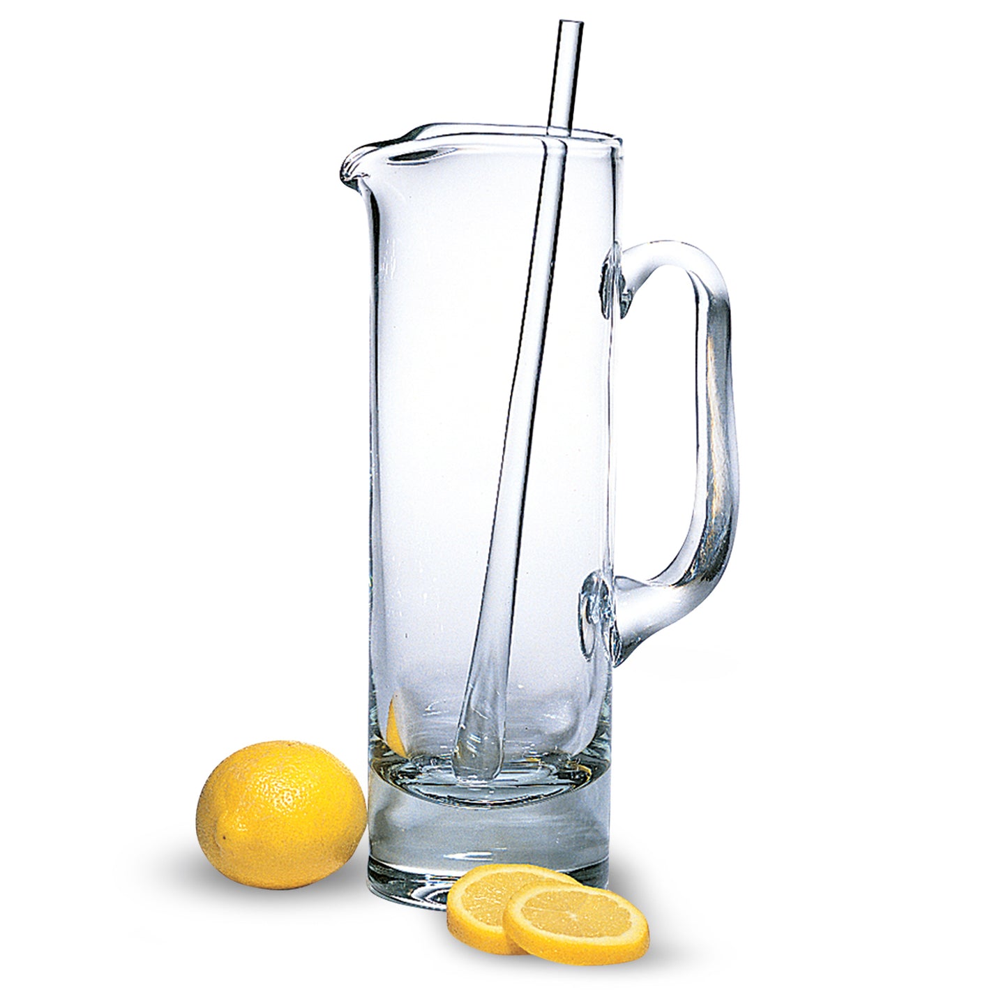 Mouth Blown European Crystal Martini Pitcher And Stirrer 54 Oz