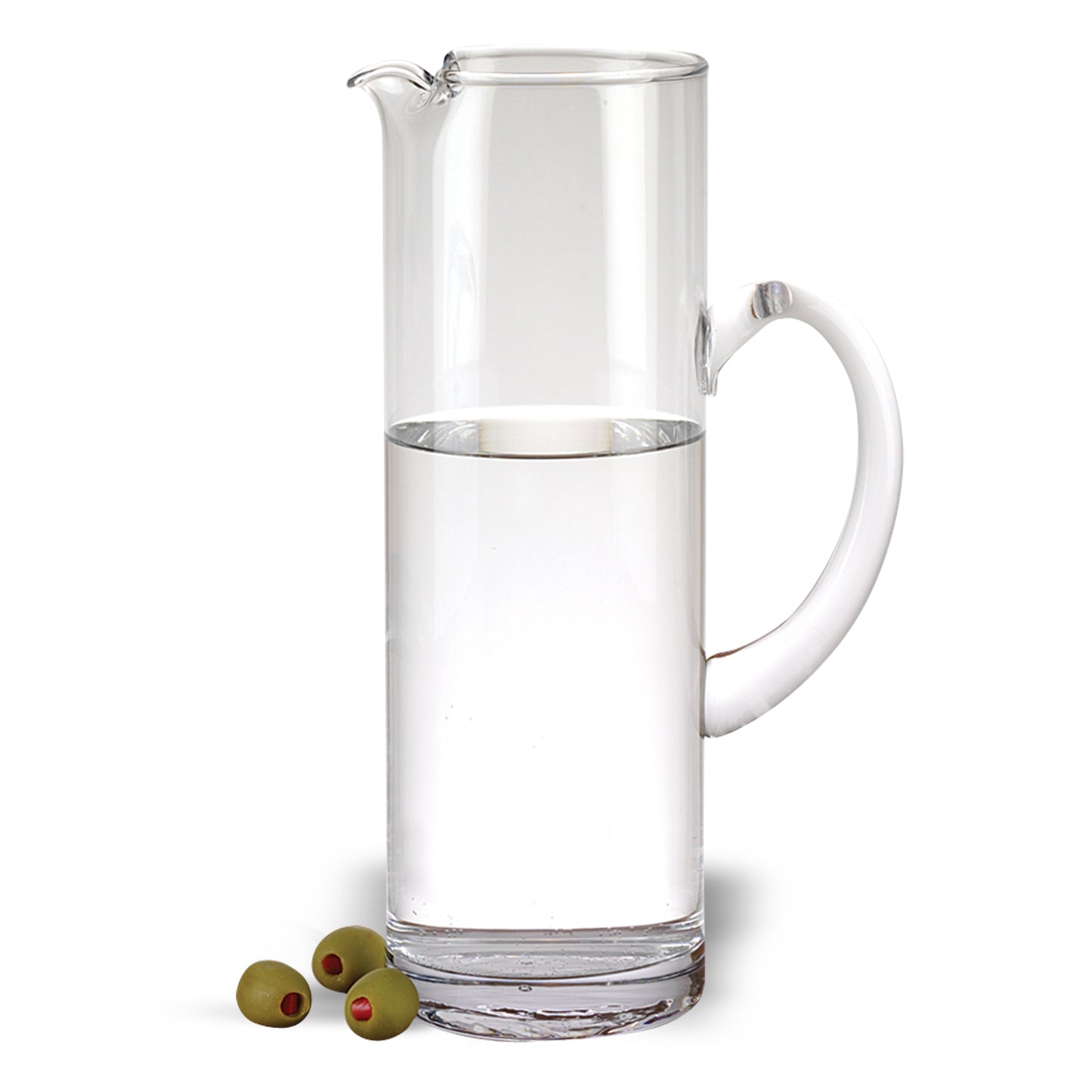 Mouth Blown Ice Tea Martini Or Water Glass Pitcher 54 Oz