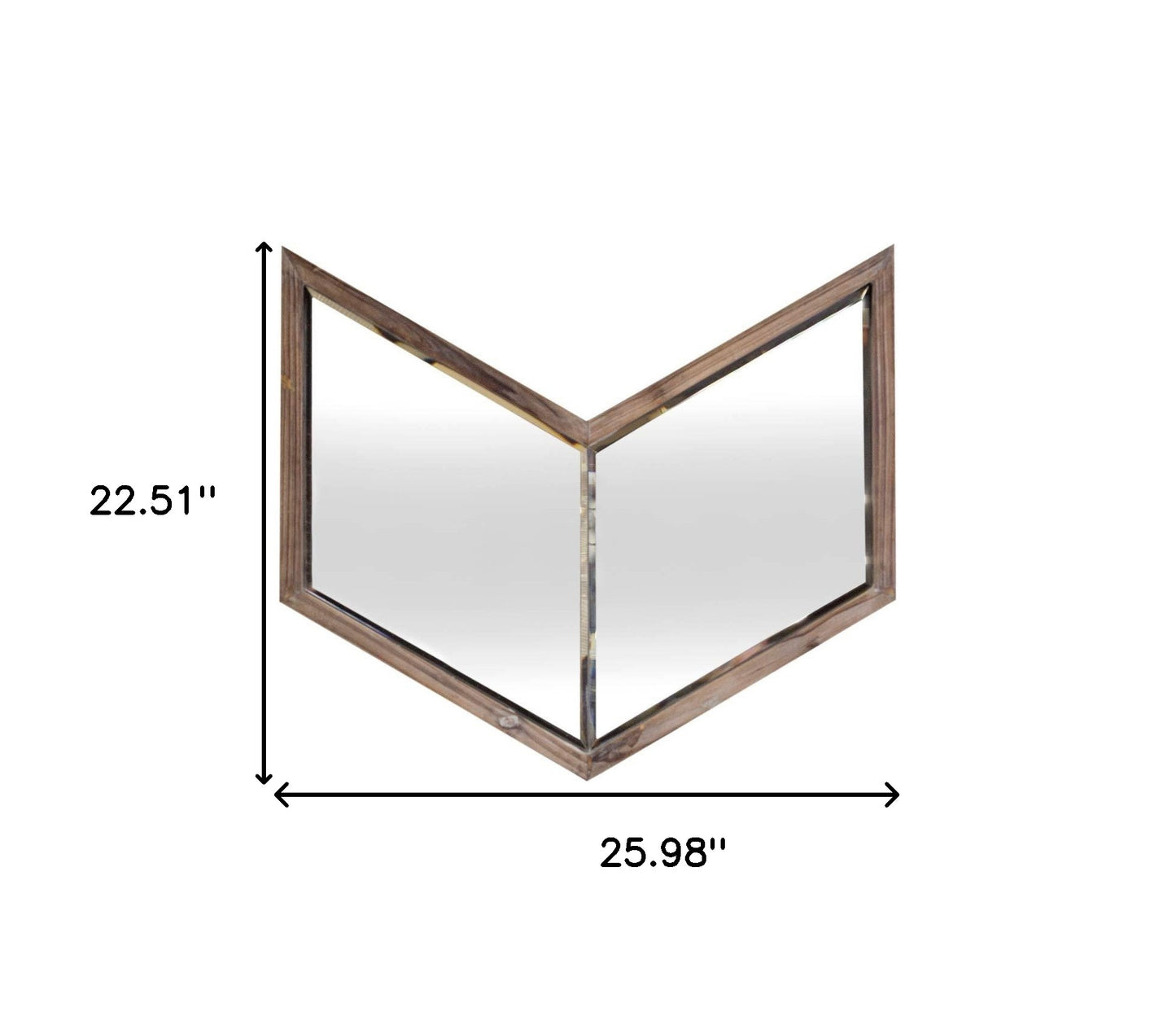 Brown Novelty Accent Mirror
