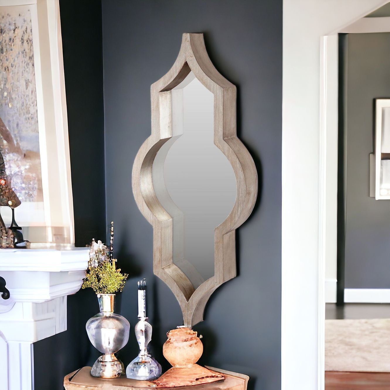 Natural Novelty Accent Mirror