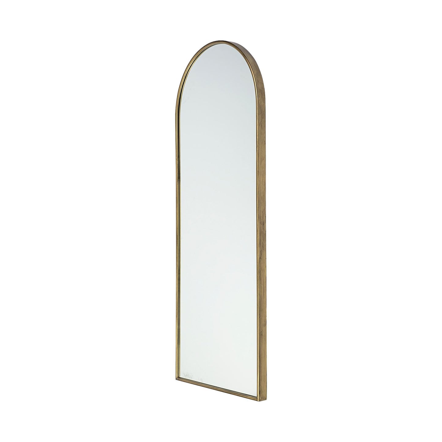 Gold Arch Bathroom Over Vanity Metal Mirror