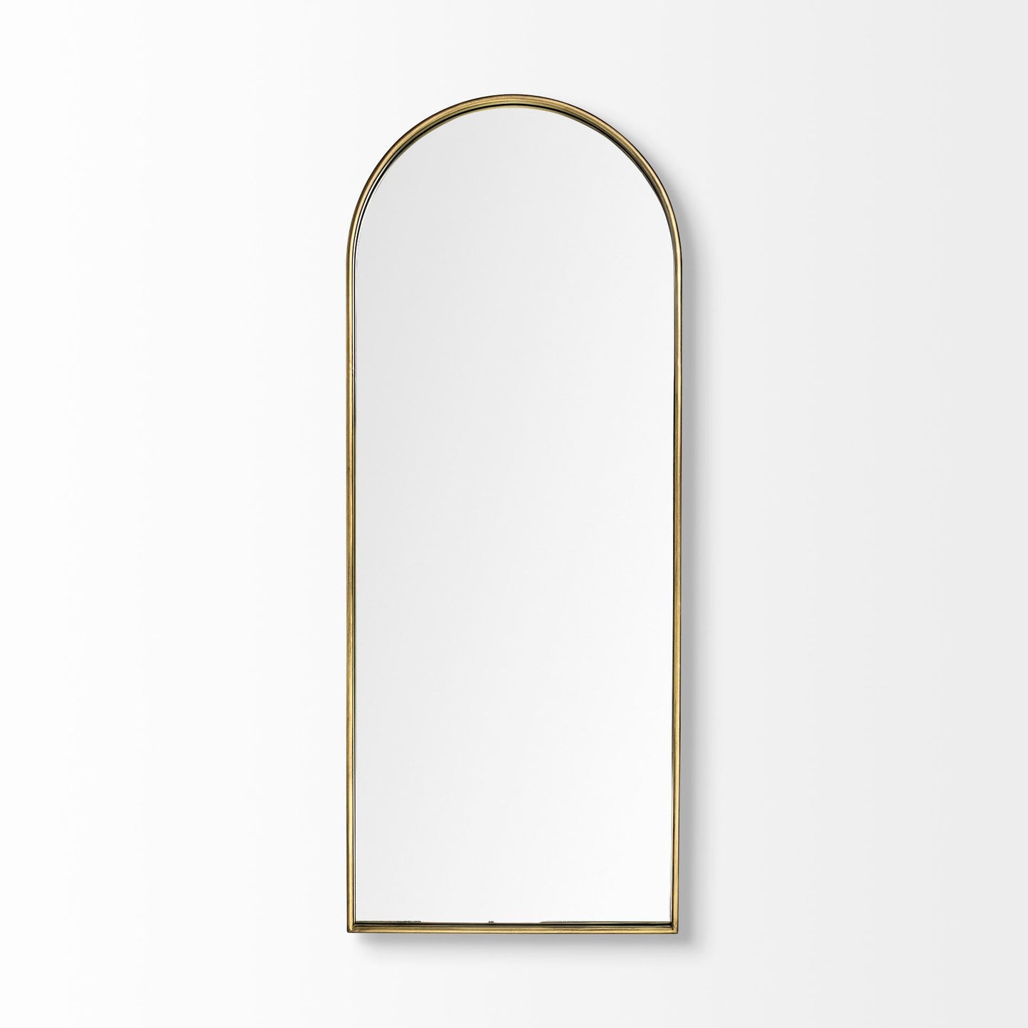 Gold Arch Bathroom Over Vanity Metal Mirror