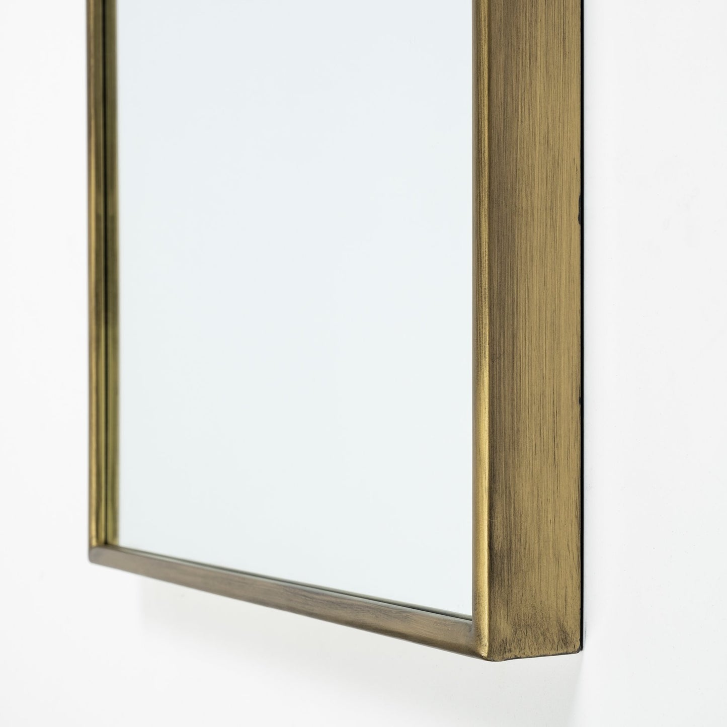 Gold Arch Bathroom Over Vanity Metal Mirror