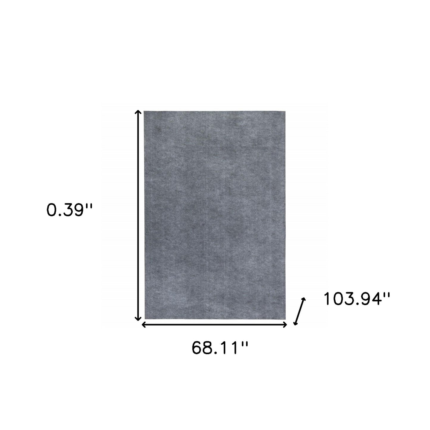 12'X15" Grey Premier Rug Pad
