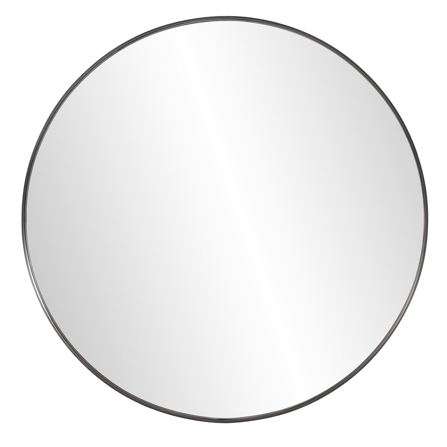 Round Stainless Steel Frame With Brushed Black Finish