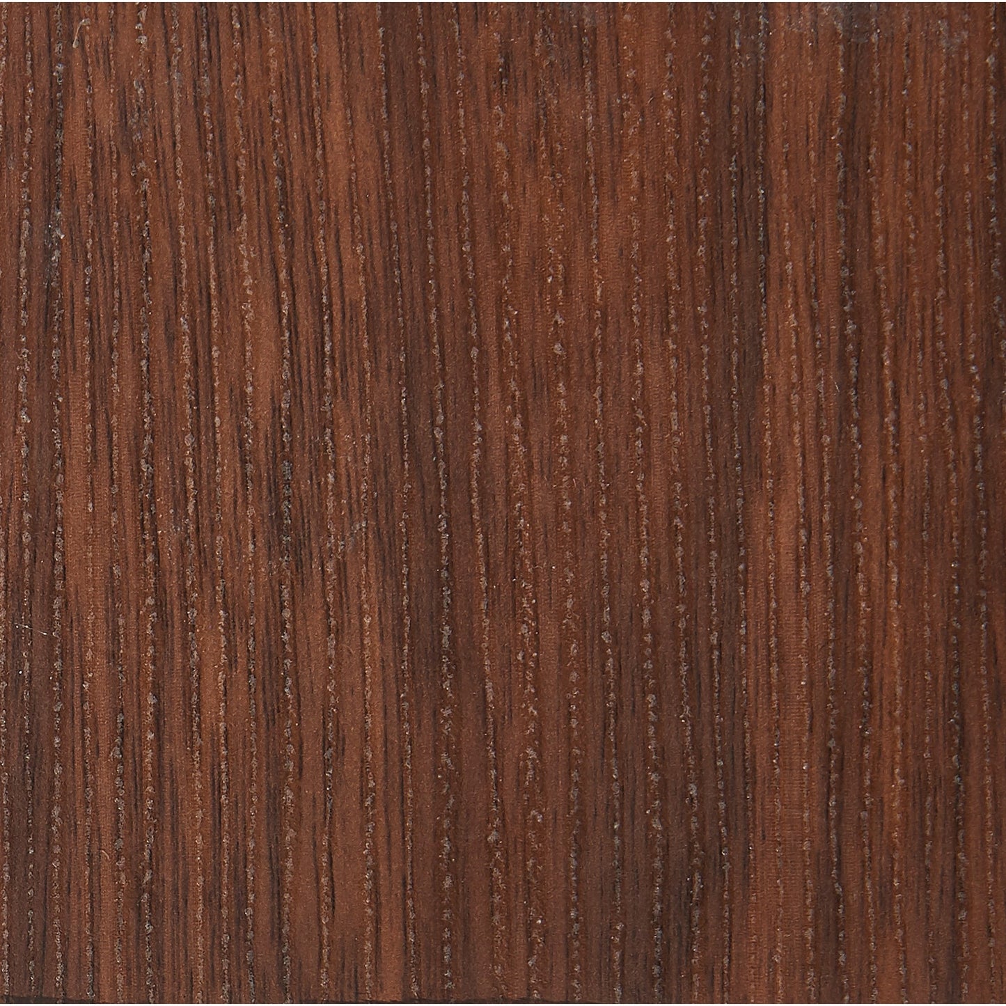 Oak And Walnut Two Toned Geometrical Base With Glass Top Dining Table