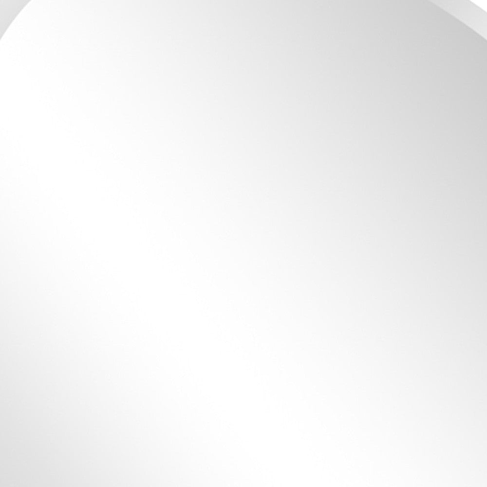 Oval Asymmetrical Frameless Mirror