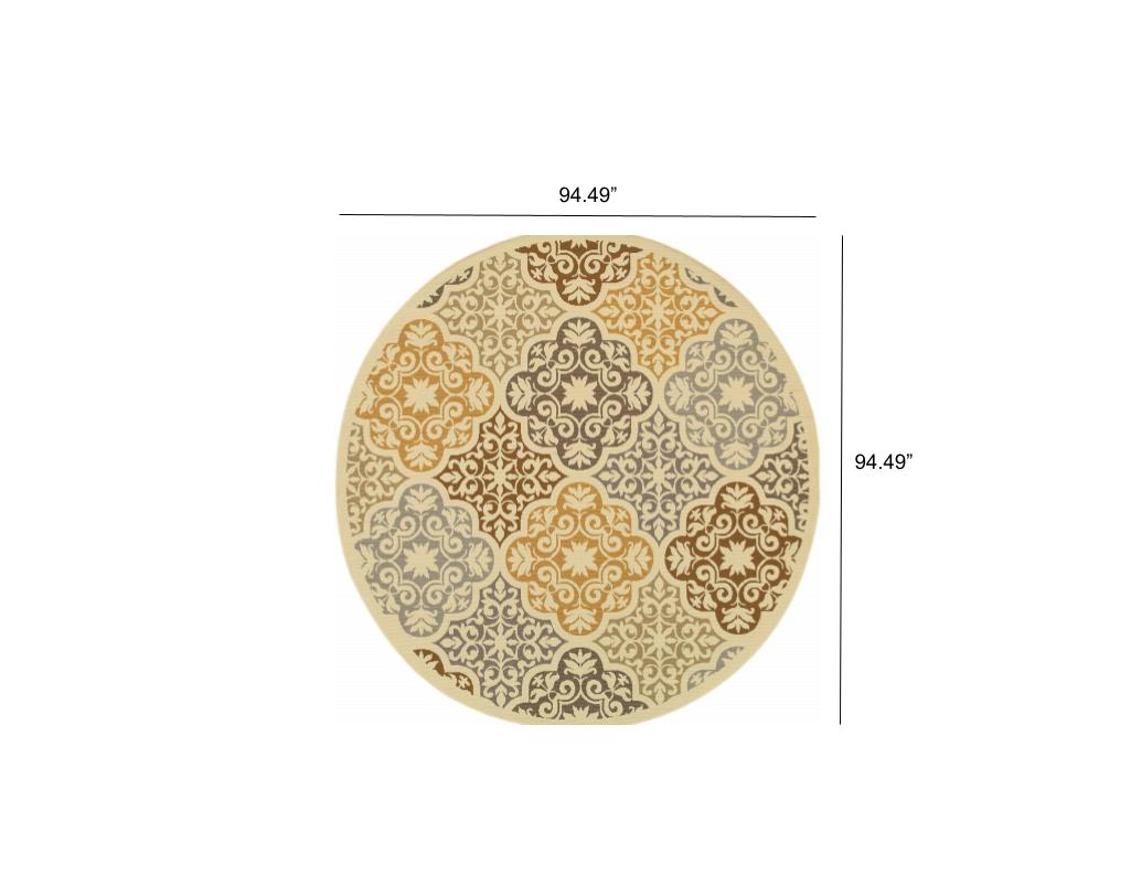 2' X 8' Gray and Ivory Moroccan Indoor Outdoor Area Rug