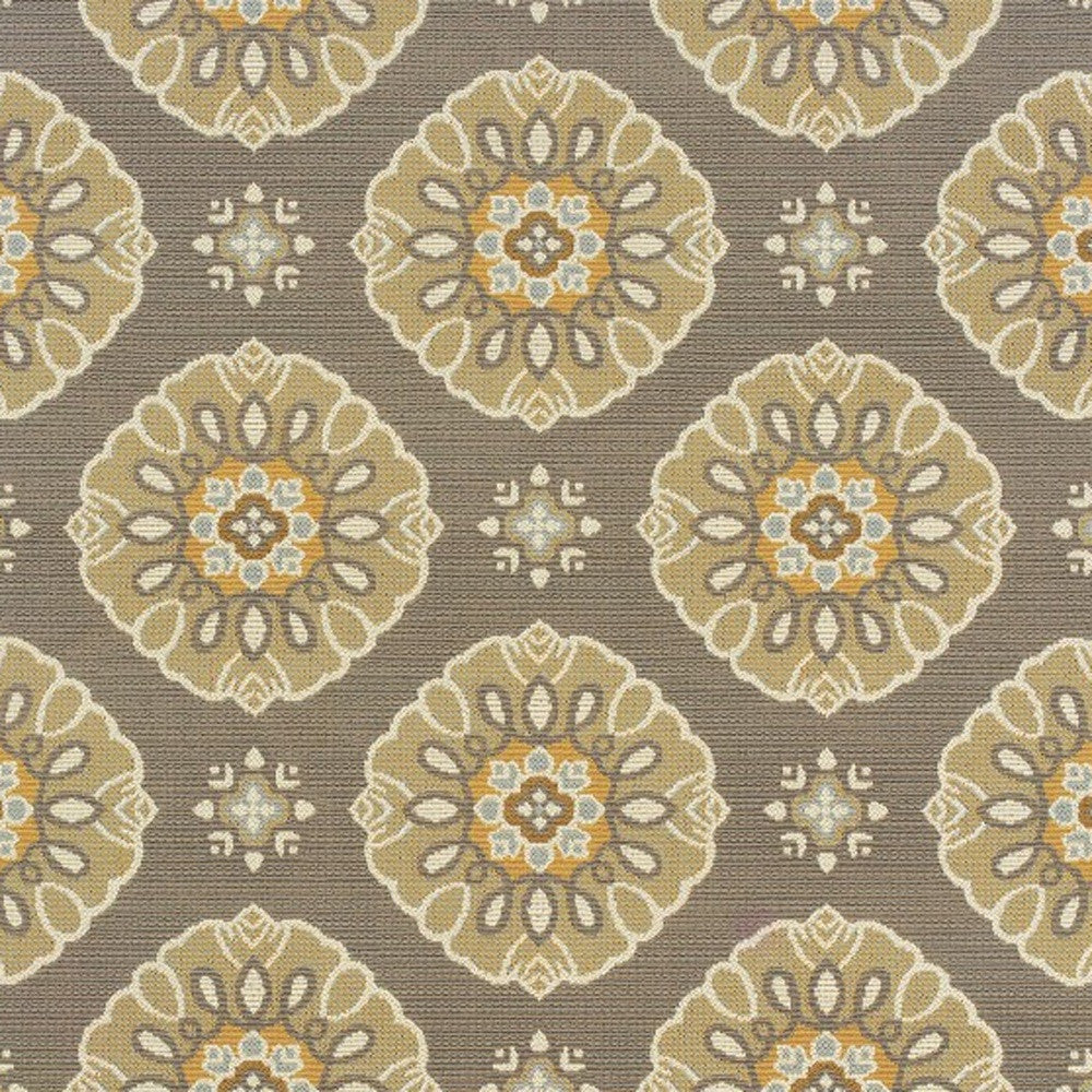 7' x 10' Gray Moroccan Indoor Outdoor Area Rug
