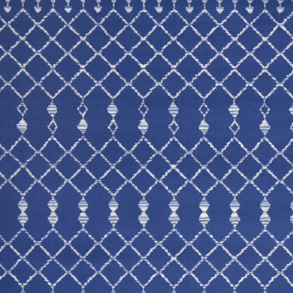5' X 7' Ivory Geometric Berber Area Rug