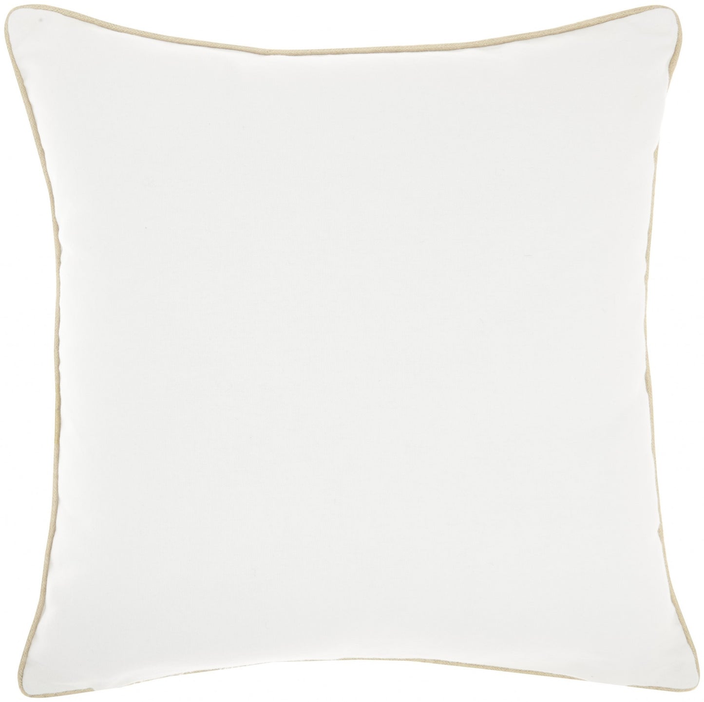 Cream Sequined Ombre Throw Pillow