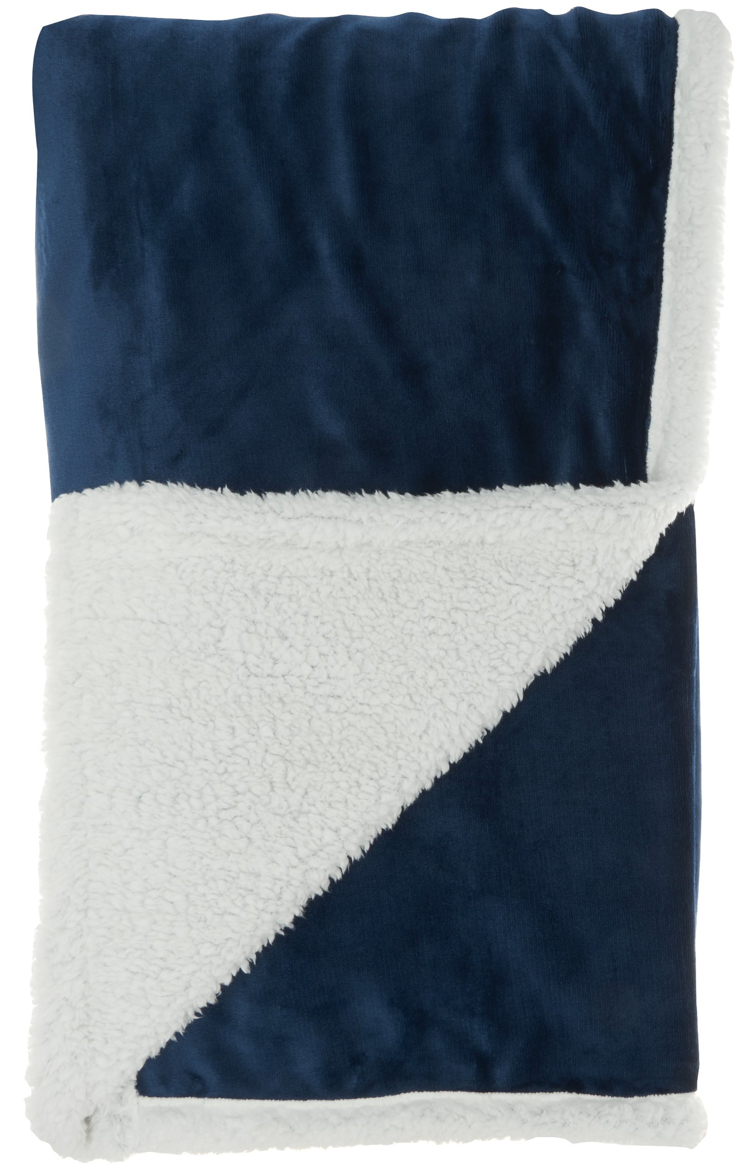 Boho Light Gray Fleece And Sherpa Accent Throw