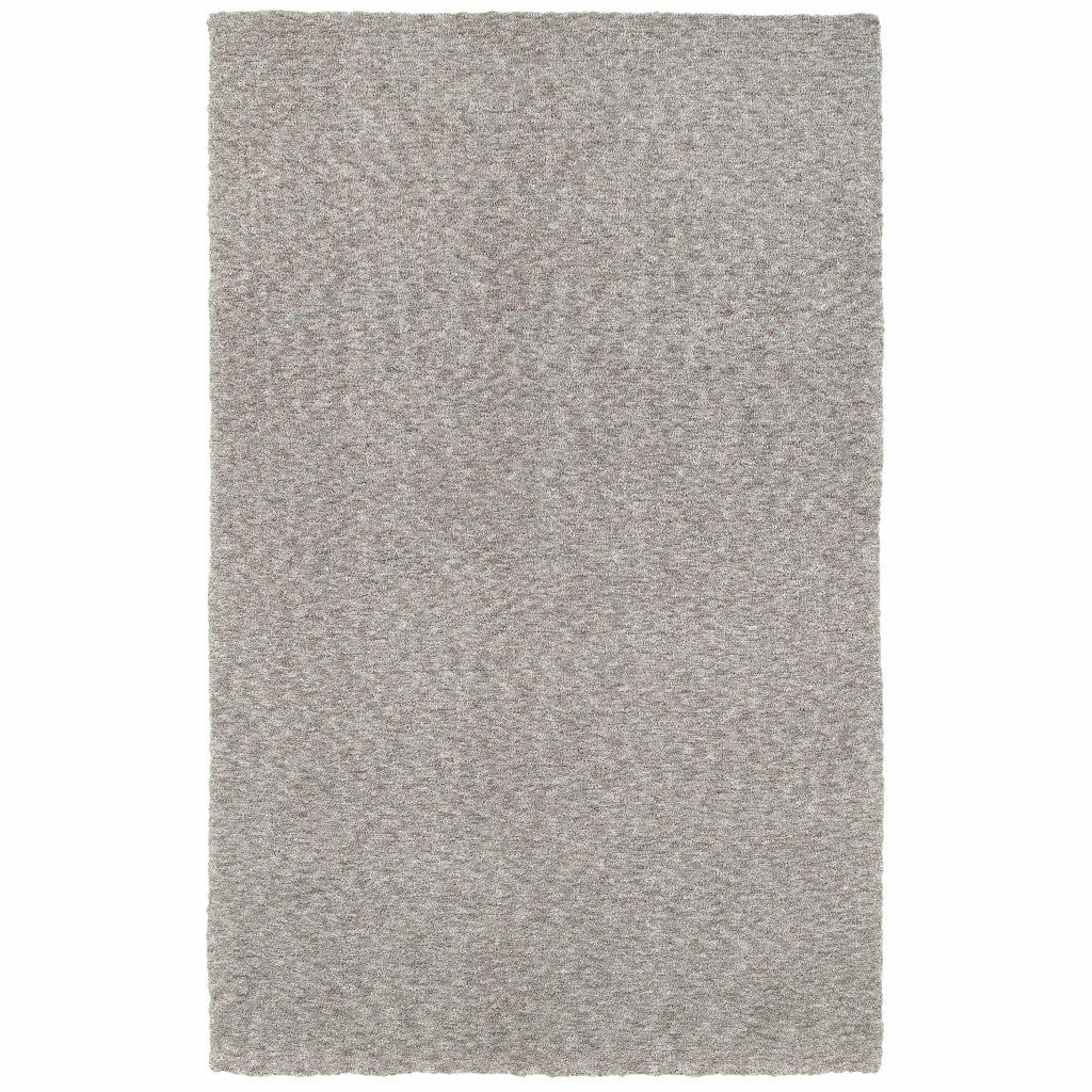 7’ X 10’ Modern Shaggy Soft Gray Indoor Area Rug
