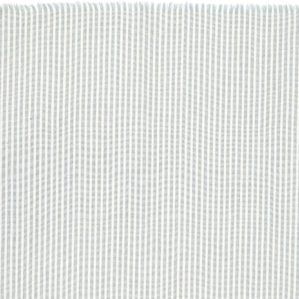 Set Of Eight Navy Blue Stripe Napkins