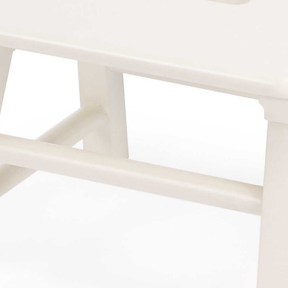 Classic White Step Stool