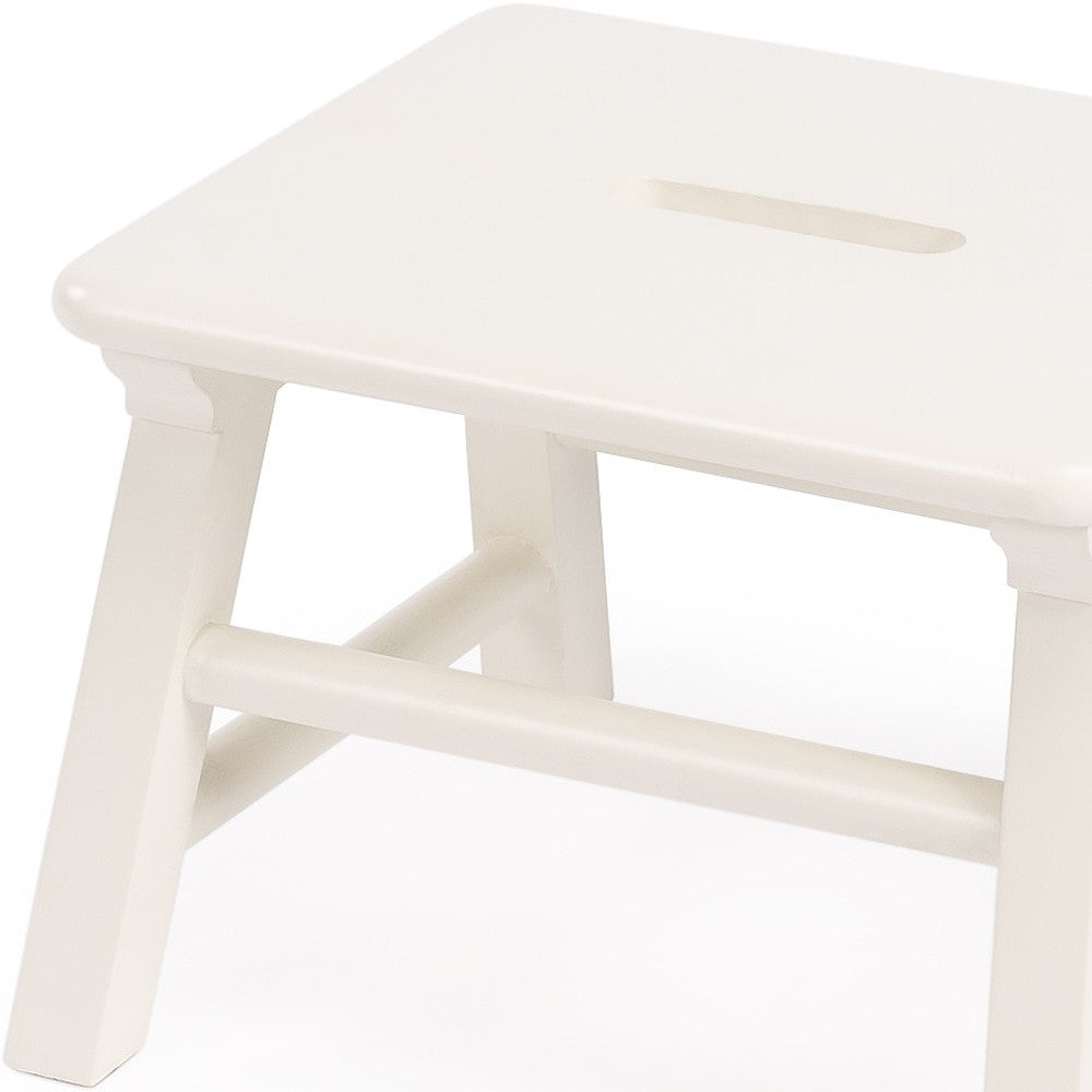 Classic White Step Stool
