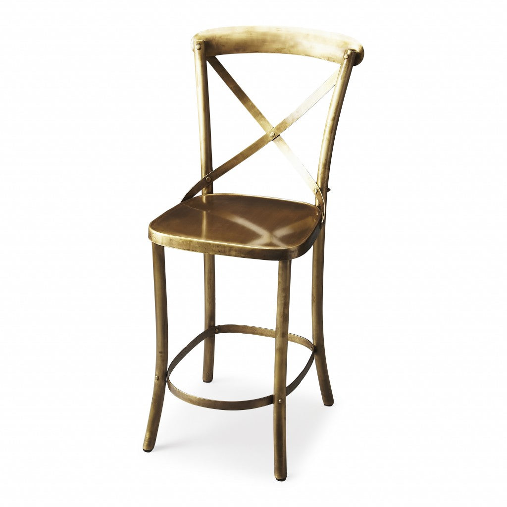 42" Gold Bar Chair