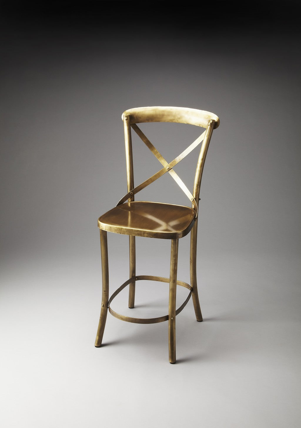 42" Gold Bar Chair
