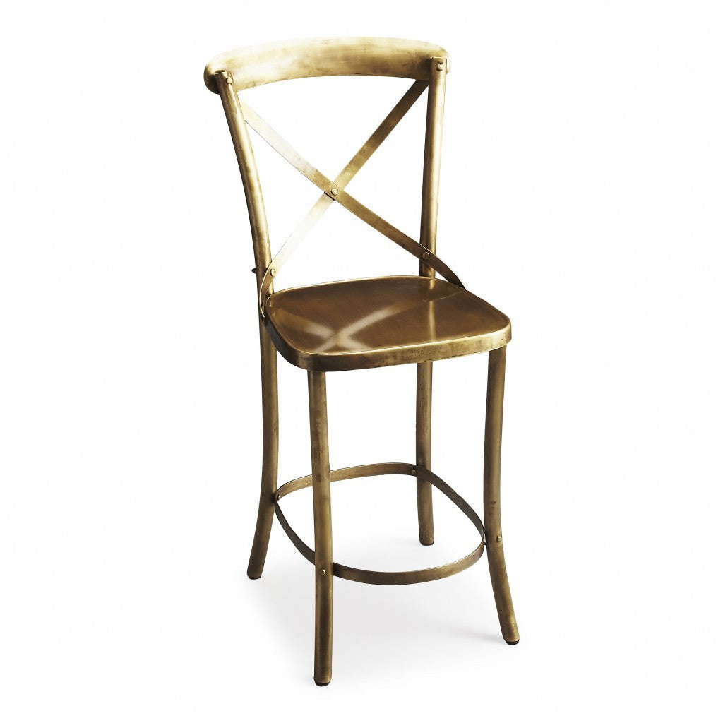 42" Gold Bar Chair