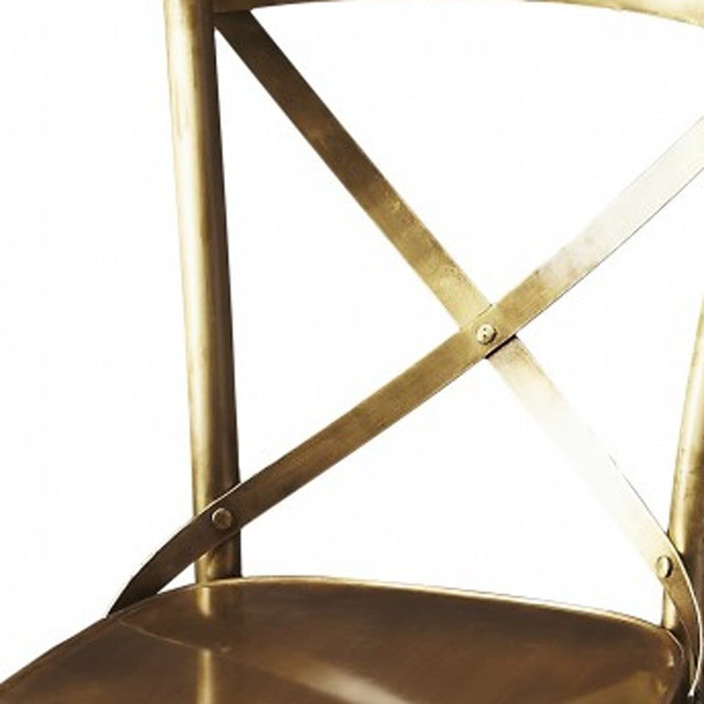 42" Gold Bar Chair