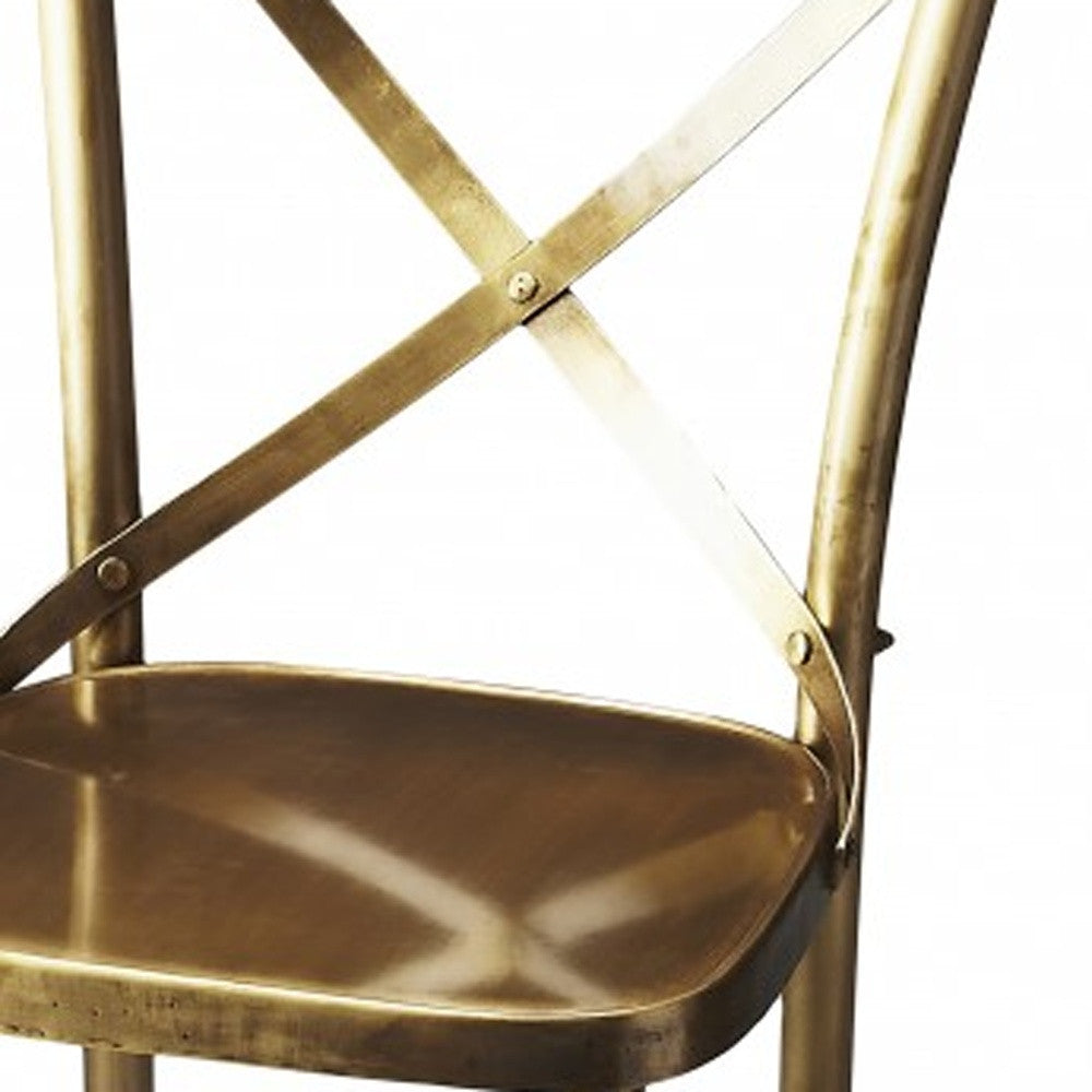 42" Gold Bar Chair