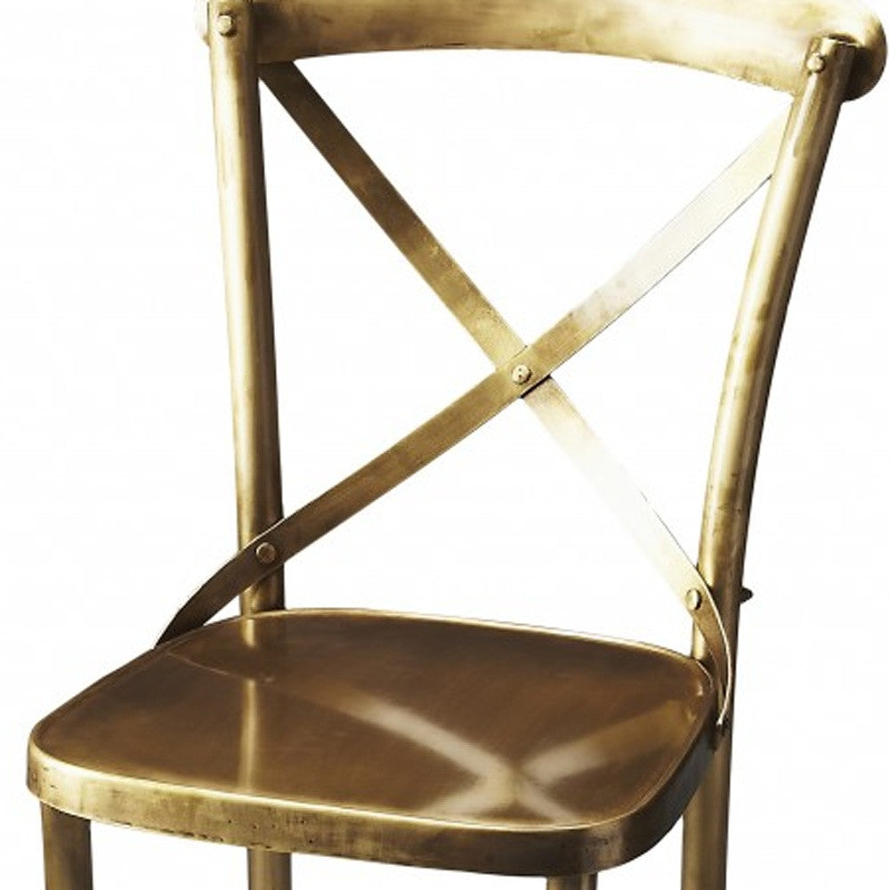 42" Gold Bar Chair