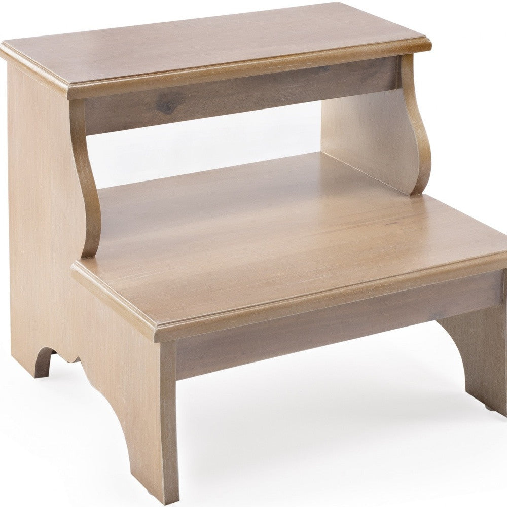 Handcrafted Driftwood Step Stool
