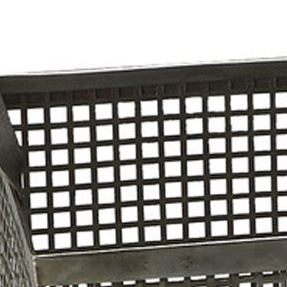 Set Of 2 Iron Storage Baskets