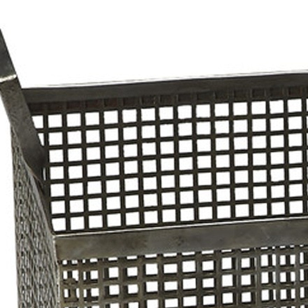 Set Of 2 Iron Storage Baskets