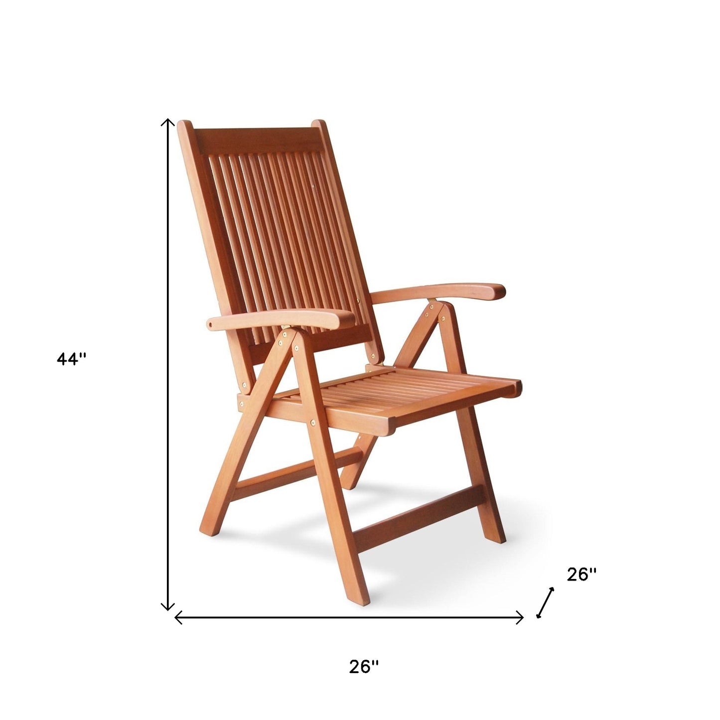 Brown Outdoor Reclining Chair