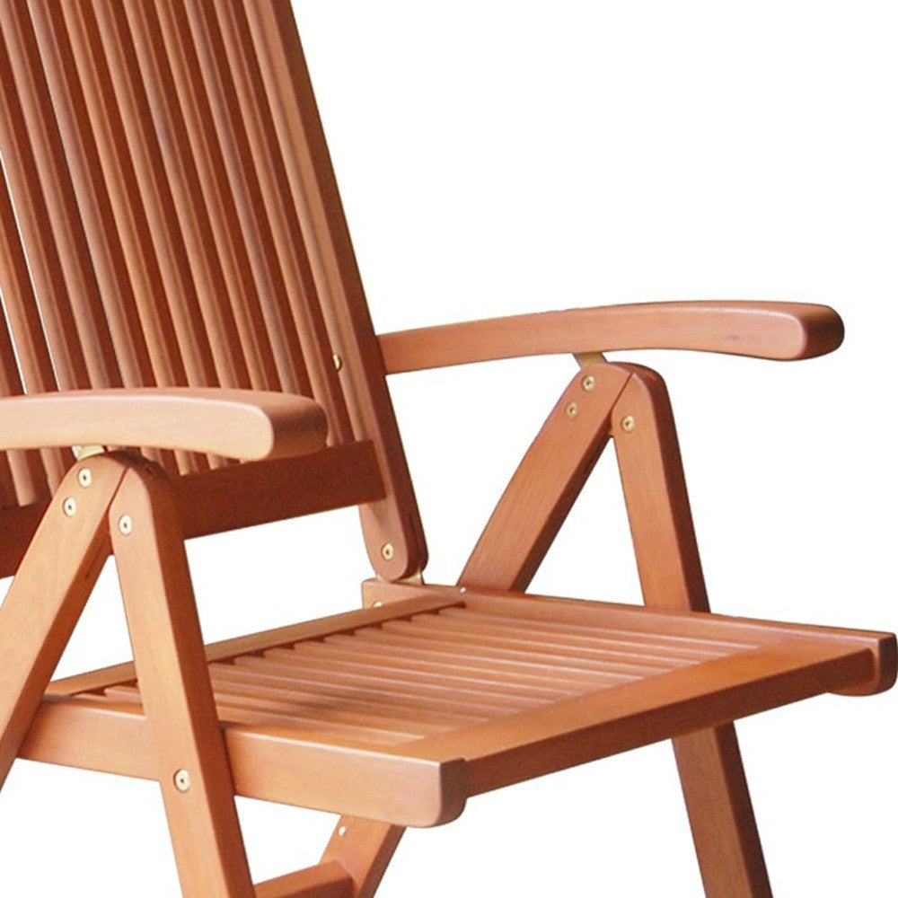 Brown Outdoor Reclining Chair