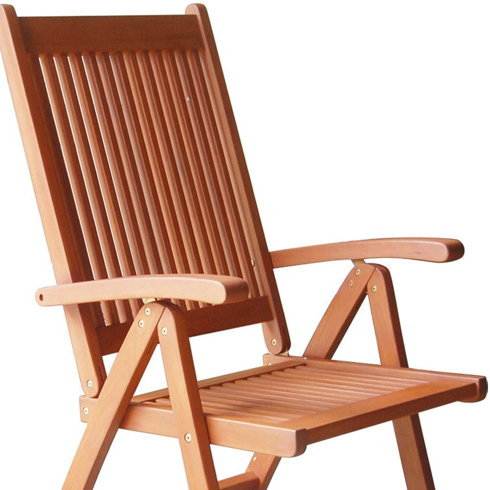Brown Outdoor Reclining Chair