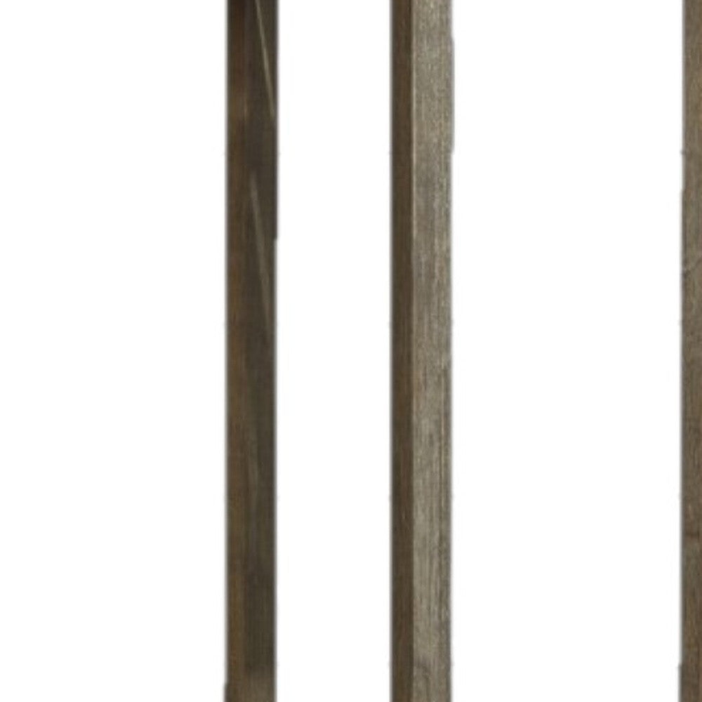 Distressed Grey Square Bar Table