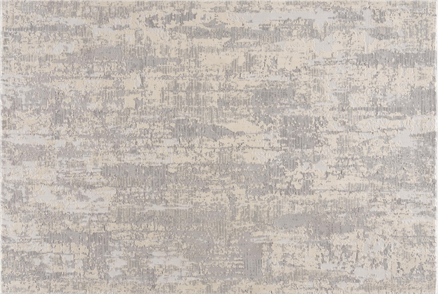 5' X 8' Grey Abstract Area Rug