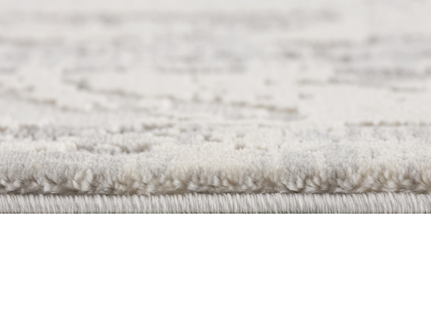 5' X 8' Grey Abstract Area Rug